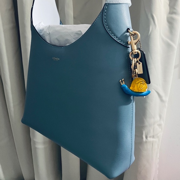 Authentic Coach Brooklyn Bag size 28 in Blue - Picture 1 of 10